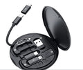 Mini Multi-Functional Fast Charging Data Cable Set (Pack of 1)